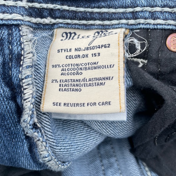 Miss Me Boyfriend Capri Blue Jean Size 30 JB5014P62 - Picture 3 of 12